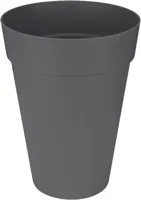 ELHO Loft Urban Ronde bloempot High 42 - Zwart - Ø 42 x H 56 cm - buiten - 100% gerecycled - thumbnail