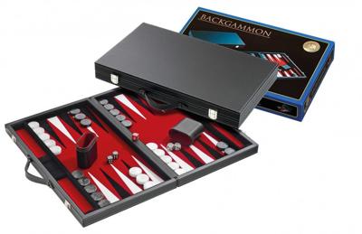 Philos Backgammon rood medium 38x23,5cm Philos Backgammon rood medium 38x23,5cm