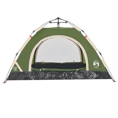 Tent 2-persoons snelontgrendeling groen