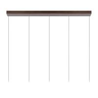 Lucide MARGARY - Hanglamp - LED Dimb. - 5x4,2W 2700K - Koffie - thumbnail