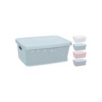 Diversen Opbergdoos 7000ml met deksel 4ass kleuren 274x22 - thumbnail