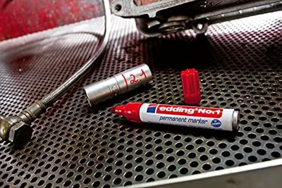 Viltstift edding 1 schuin 1-5mm zwart