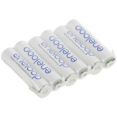 Panasonic eneloop Reihe F1x6 Accupack Aantal cellen: 6 Batterijgrootte: AAA (potlood) U-soldeerlip NiMH 7.2 V 750 mAh Panasonic eneloop Reihe F1x6 Accupack Aantal cellen: 6 Batterijgrootte: AAA (potlood) U-soldeerlip NiMH 7.2 V 750 mAh
