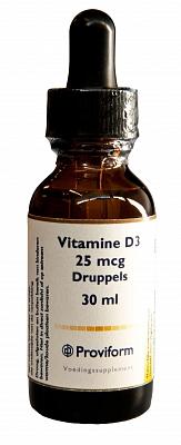 Proviform Vitamine D3 25mcg Druppels 30ml