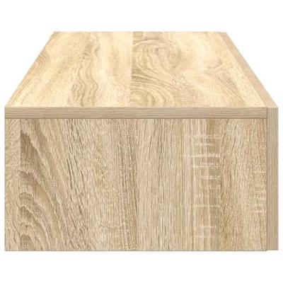 Wandschap met lades 60x26,5x15cm bewerkt hout sonoma eikenkleur
