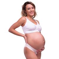 Naadloze borstvoedings- & zwangerschapsbeha GelWire® CARRIWELL wit - thumbnail