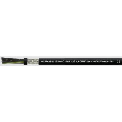 HELU JZ-500-C Black Stuurstroomkabel 7 G 1.5 mm² Zwart 10962-1000 1000 m