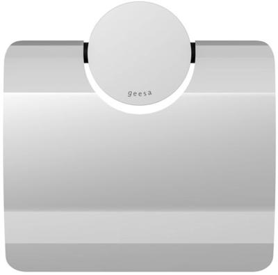 Geesa Opal toiletrolhouder met klep 14x1,9x14,2cm chroom Geesa Opal toiletrolhouder met klep 14x1,9x14,2cm chroom