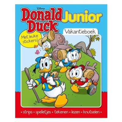 Boek Specials Nederland BV Donald duck junior vakantieboek met stickers