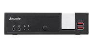 Shuttle XPС Slim DL20NV2 PC/workstation barebone 1,35 l grote PC zwart Intel SoC BGA 1090 N4505 2 GHz - thumbnail