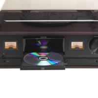 Denver MRD-52 muzieksysteem met DAB+/FM/AM radio, platenspeler en cd-speler, houtlook - thumbnail