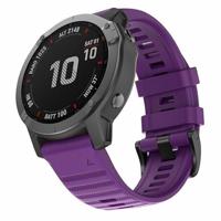 By Qubix - Siliconen bandje - Paars - Compatible met Garmin Tactix 8-51mm - Compatible Garmin bandje - thumbnail
