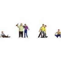 NOCH 36559 N Dronkenlappen figuren Geverfd, Staand, Zittend, Liggende - thumbnail