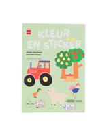 HEMA Kleurboek A5 met stickers boerderijdieren - thumbnail