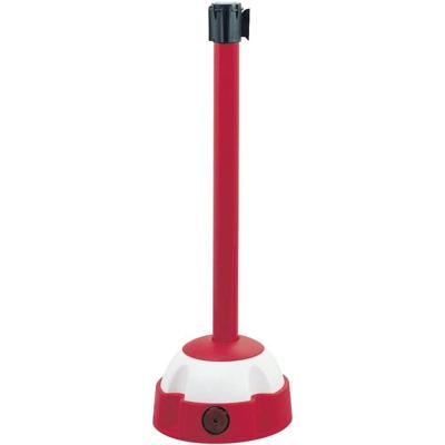 Moravia Waarschuwingsstandaard rood Afzetpaal Staat zelfstandig op de grond Riem- of kettinglengte 3 m