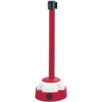 Moravia Waarschuwingsstandaard rood Afzetpaal Staat zelfstandig op de grond Riem- of kettinglengte 3 m - thumbnail