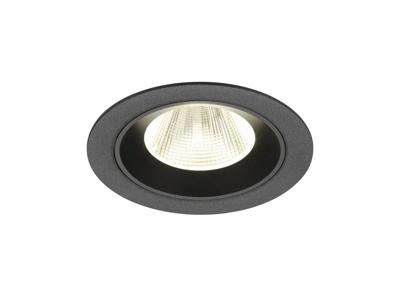 SLV InbouwspotNuminos M zwart 4000K - 20gr - 1009631