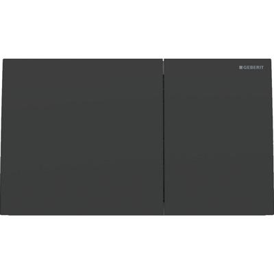 Drukplaat Geberit Sigma 70 Frontbediening 2-toets Glas Mat Zwart Drukplaat Geberit Sigma 70 Frontbediening 2-toets Glas Mat Zwart