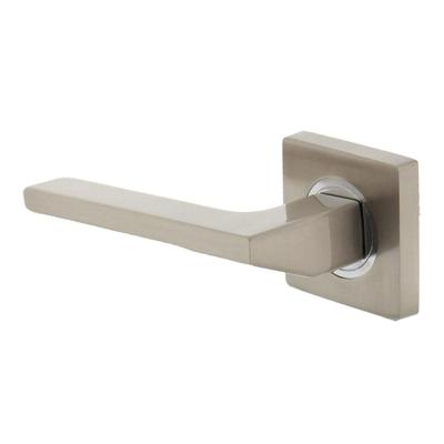 Gatdeel links 1715 Ben op vierkant rozet 7mm nokken chroom/nikkel mat