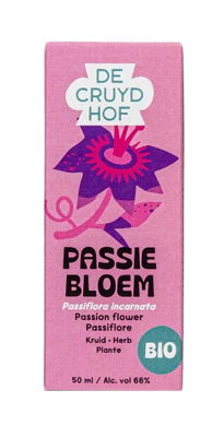 Cruydhof Passiebloem Passiflora incarnata Bio Druppels Cruydhof Passiebloem Passiflora incarnata Bio Druppels
