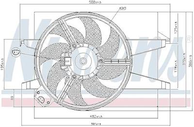 Koelventilator 85583