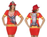 Nachthemd voor volwassenen Th3 Party C865 Rood - thumbnail