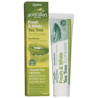 Optima Australian tea tree tandpasta fresh & white 100 Milliliter