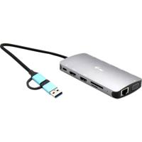 i-tec USB 3.0 USB-C/Thunderbolt 3x Display Travel Nano Dock with Power Delivery 100 W USB-C dockingstation Geïntegreerde kaartlezer, USB-C Power Delivery - thumbnail