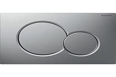 Geberit Sigma 01 bedieningspaneel mat chroom voor Sigma reservoirs 8cm (UP720) en 12cm (UP320)