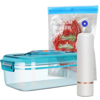 Aigi Brino USB Oplaadbare Vacuümsealer Set - Elektrische Vacuümpomp - Wit