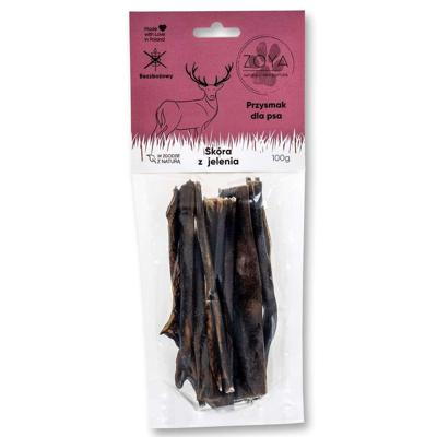 ZOYA Deer skin - traktatie voor hond - 100g