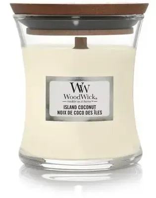 Woodwick Island Coconut Mini Hourglass Candle 0