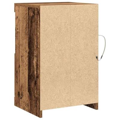 Bijzetkast 2 pcs Oud hout 41 x 37 x 67 cm Bewerkt hout