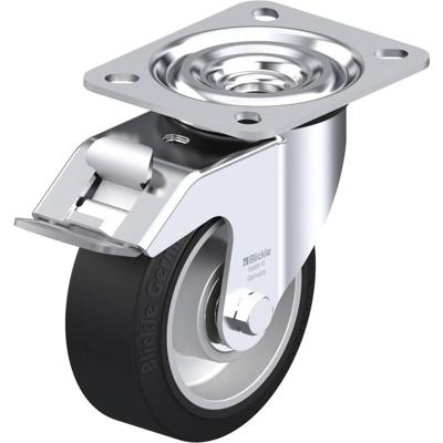 Blickle L-ALEV 100K-FI Zwenkwiel met rem Wieldiameter: 100 mm Draagvermogen (max.): 200 kg 1 stuk(s)