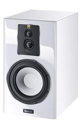Magnat Signature 703, wit, 1 paar - dynamische 3-weg plankluidsprekers met luxe hoogglans-voorkant voor fantastisch stereo- en thuisbioscoopgeluid