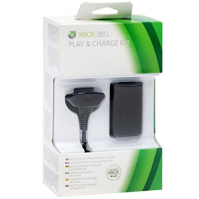 Microsoft Play and Charge Kit (Zwart)