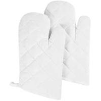Creativ Company Ovenhandschoen, afm 18x28 cm, 145 gr, wit, 2 stuk/ 1 doos - thumbnail