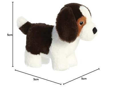 Eco Nation Pluchen knuffel - beagle - 20 cm