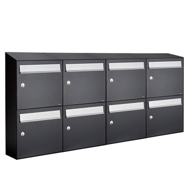 Allux Flow Set 4-Breed, 2-Hoog Met Dak Zwart - 40040070_4x2d