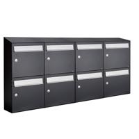 Allux Flow Set 4-Breed, 2-Hoog Met Dak Zwart - 40040070_4x2d - thumbnail