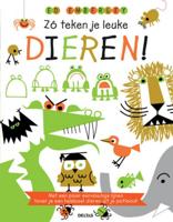 Deltas hobbyboek Zo teken je leuke dieren! 28 cm - thumbnail