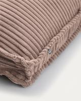 Kave Home Kussen 'Blok' Rib, 40 x 60cm, kleur Roze - thumbnail