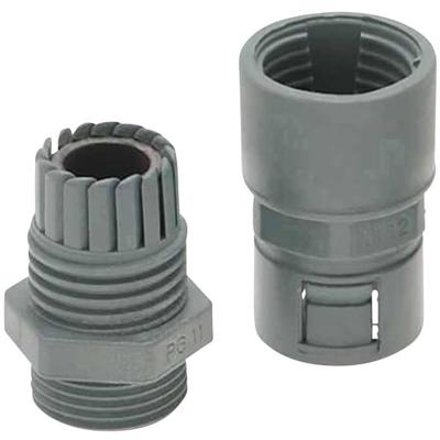 HELU 903467 HSSV-ZE M Slangbevestiging Zwart M16 Recht 1 stuk(s)