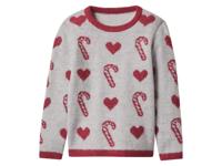 lupilu Gebreide kinder kersttrui (Lichtgrijs, 110/116) - thumbnail