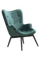 Artistiq Fauteuil 'Anderson', Velvet, kleur Groen - thumbnail