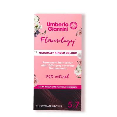 Umberto Giannini Flowerology Colour Naturally Kinder Colour 5.7 Chocolate Brown