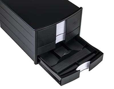 HAN HA-1017-13 Ladenkast Impuls Zwart 3 Gesloten Laden, Met Inzet