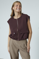 Sisters Point Gilet Garwin-VE3 | Deep Bordeaux - thumbnail