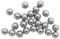 Simson Kogels 1/4 inch zilver 24 stuks - thumbnail
