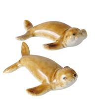 Boltze Home Beeld robby de zeehond l10cm keramiek - thumbnail